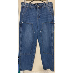 Monkey Ride Original Vintage Carpenter Jeans Size 11 Blue Denim 32x27